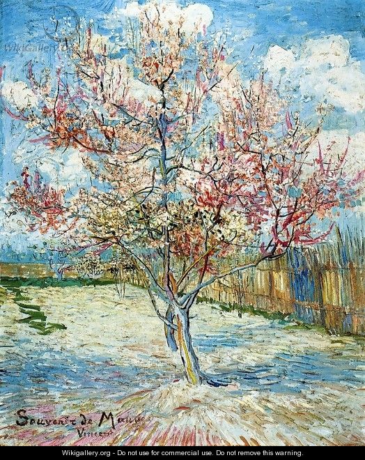 Peach Trees in Blossom - Vincent Van Gogh