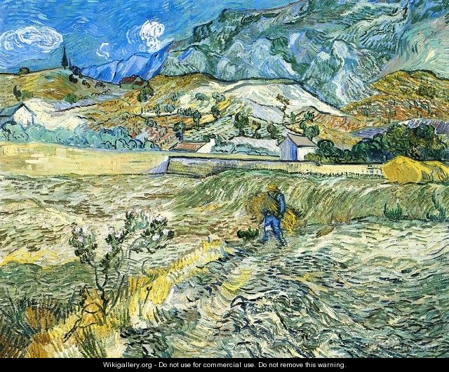 Enclosed Field with Peasant - Vincent Van Gogh
