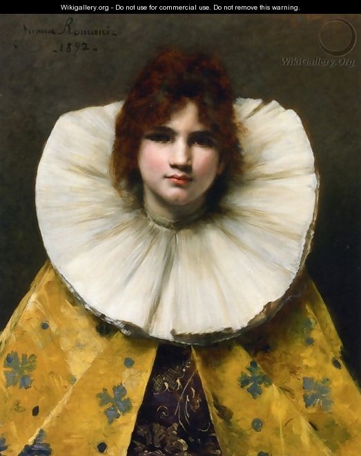 Young Girl with a Ruffled Collar - Juana Romani