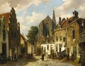 A Street Scene in Holland - Willem Koekkoek