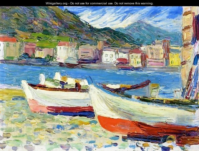 Rapallo, Boats - Wassily Kandinsky