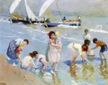 Children on the Beach - Ernesto Valls Sanmartin