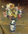 Chrysanthemums in a Vase - Gustave Caillebotte