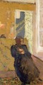 Seated Woman Dressed in Black - Edouard (Jean-Edouard) Vuillard