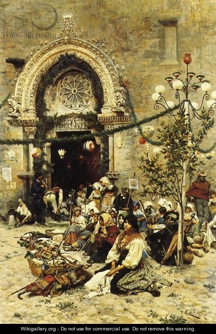 A Rest from the Festival - Cesare Tiratelli