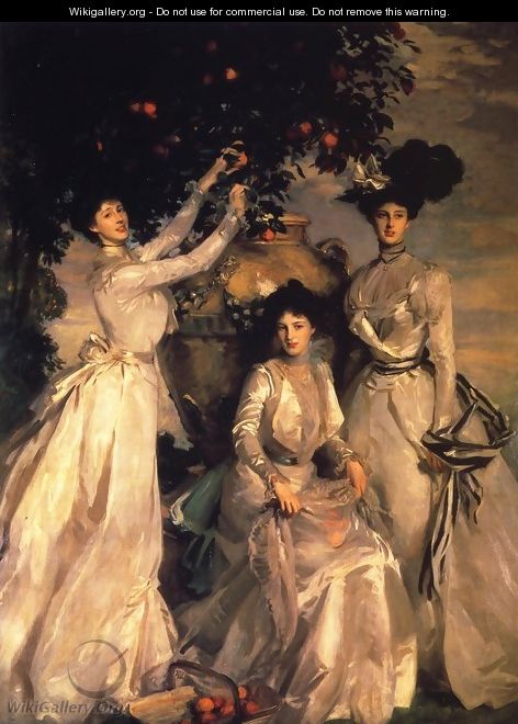 The Ladies Alexandra, Mary and Theo Acheson - John Singer Sargent