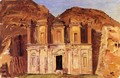 View of Ed Deir, Petra, Jordan - Frederic Edwin Church