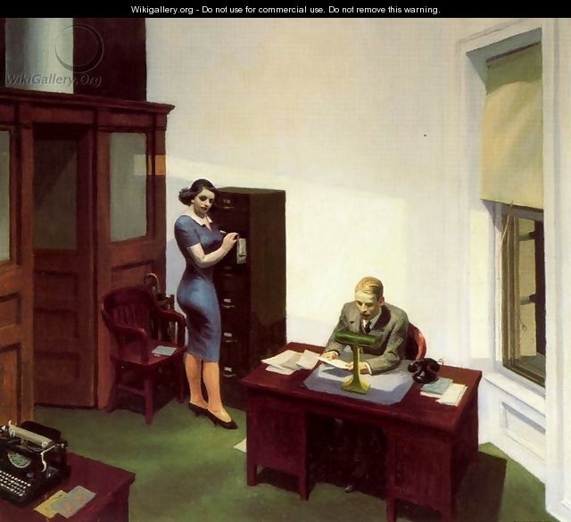 Office at Night - Edward Hopper