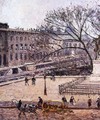 The Treasury and the Academy, Gray Weather - Camille Pissarro