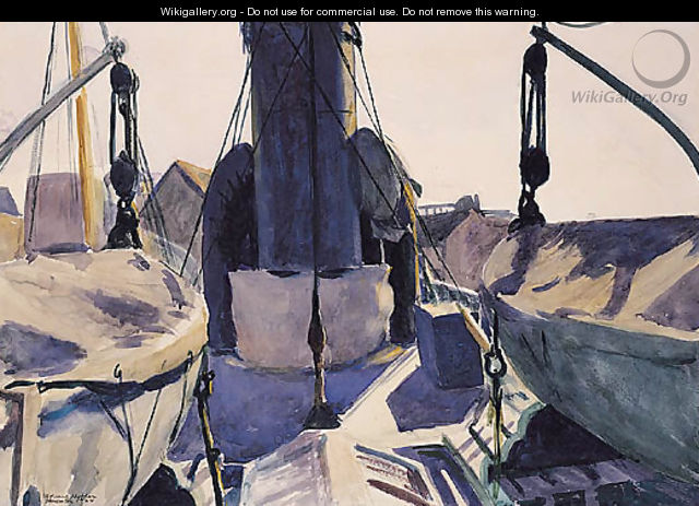 Funell of Trawler - Edward Hopper