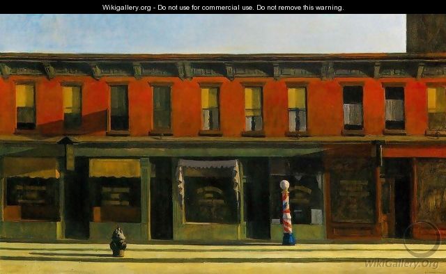 Early Sunday Morning - Edward Hopper