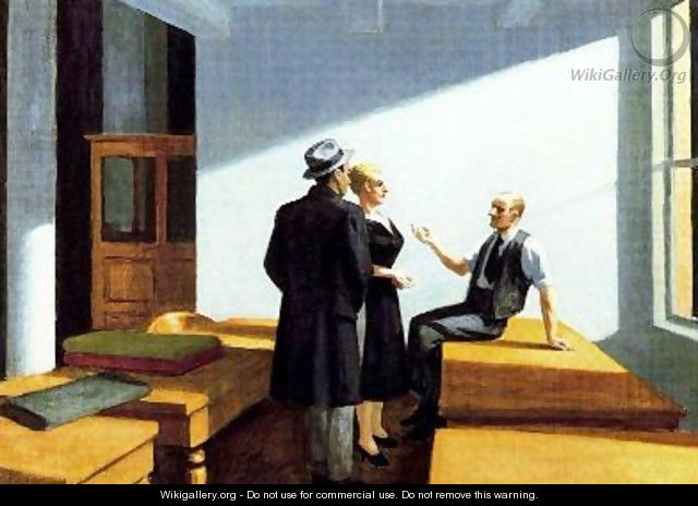 Conference at Night - Edward Hopper