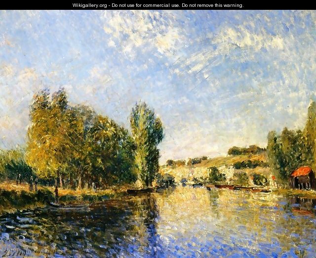 The Loing at Moret I - Alfred Sisley