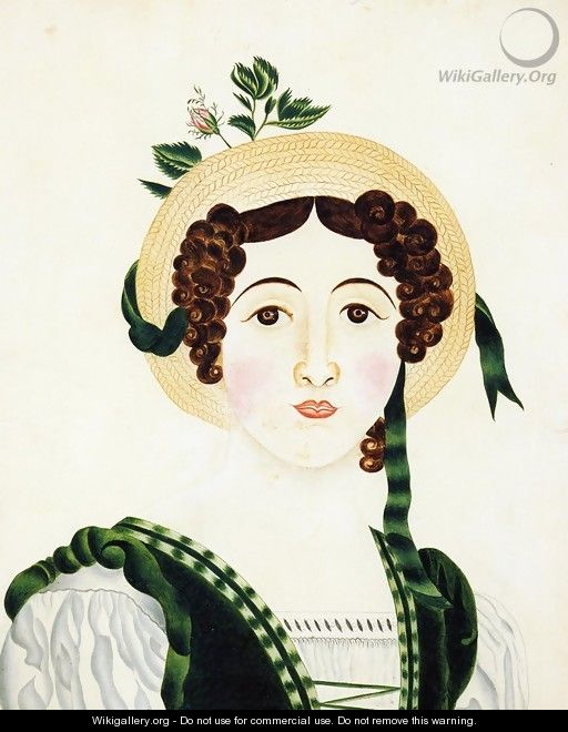 Lady in Straw Hat - Almira Wheaton