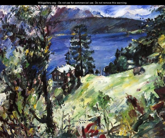 Walchensee Landscape - Lovis (Franz Heinrich Louis) Corinth
