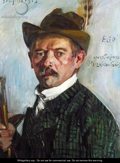 Self Portrait in a Tyrolean Hat - Lovis (Franz Heinrich Louis) Corinth