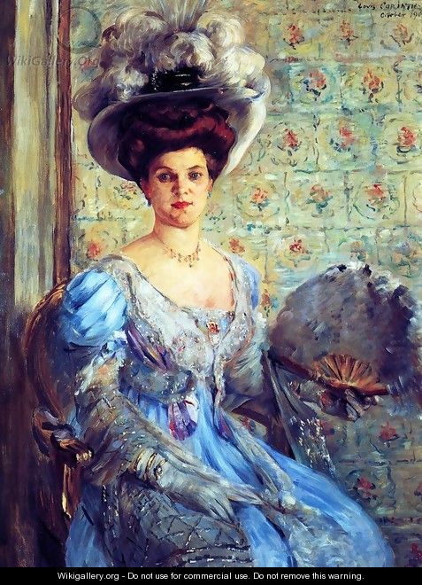 Portrait of Eleonore von Wilke, Countess Finkh - Lovis (Franz Heinrich Louis) Corinth