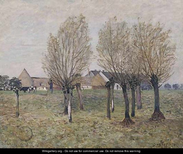 A Normandy Farm - Alfred Sisley