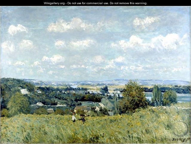 Valley of the Seine at Saint-Cloud - Alfred Sisley