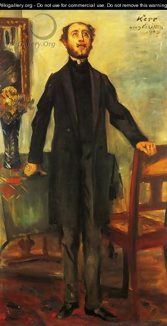 Portrait of Alfred Kerr - Lovis (Franz Heinrich Louis) Corinth