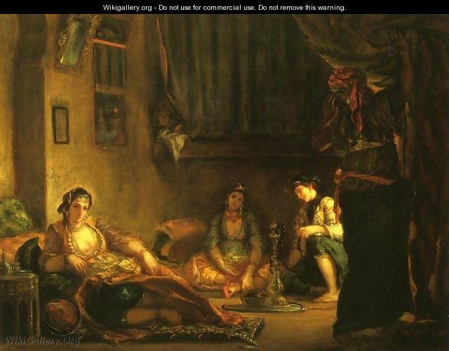 Women of Algiers in Their Apartmente - Eugene Delacroix
