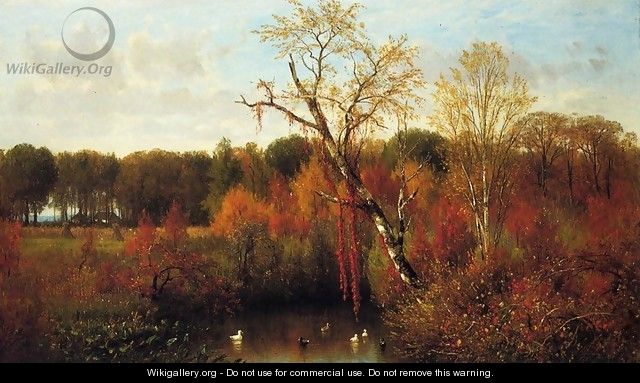 Duck Pond - Thomas Worthington Whittredge