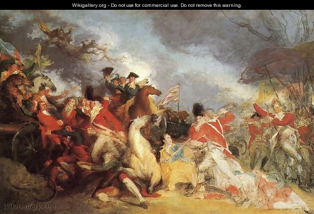 The Death of General Mercer at the Battle of Princeton (unfinished version) - John Trumbull