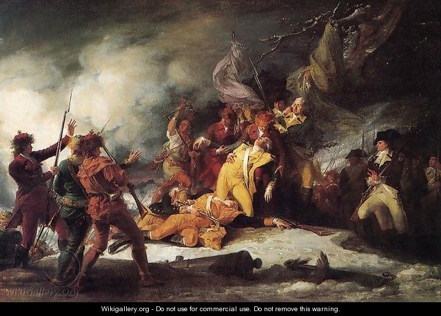 The Death of General Montgomery in the Attack on Quebec, December 31, 1775 - John Trumbull