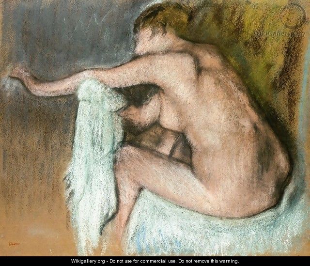 Woman Drying Her Arms - Edgar Degas