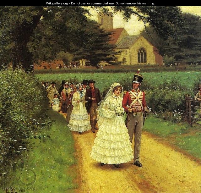 The Wedding March - Edmund Blair Blair Leighton