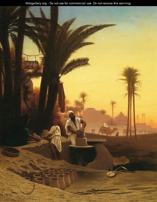 The Egyptian Potter - Charles Théodore Frère