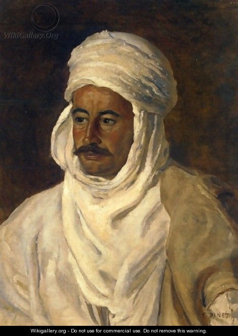 Portrait of Ahmed Es Seghir (Baba Ahmed) - Alphonse Etienne Dinet