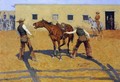 His First Lesson - Frederic Remington