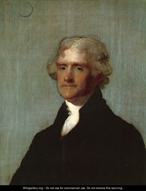 Thomas Jefferson (The Edgehill Portrait) - Gilbert Stuart