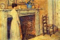 The Fireplace - Frederick Childe Hassam