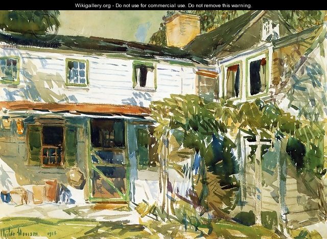 Back of the Old House - Frederick Childe Hassam