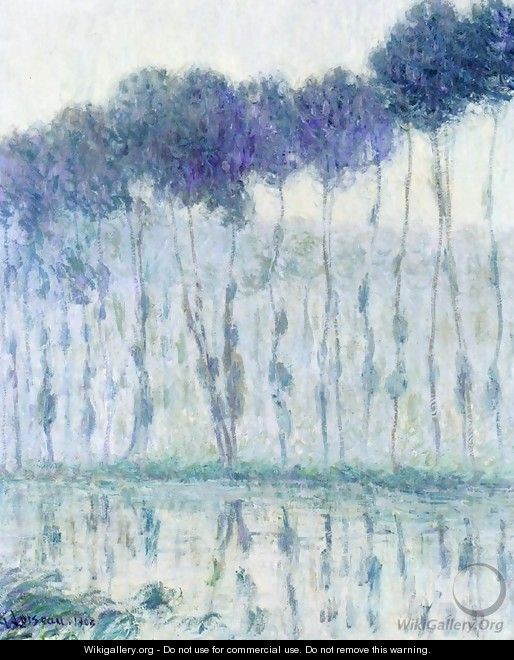Poplars on the Banks of the Eure - Gustave Loiseau