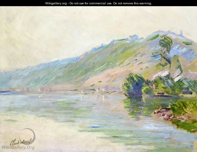 The Seine at Port-Villes, Clear Weather - Claude Oscar Monet