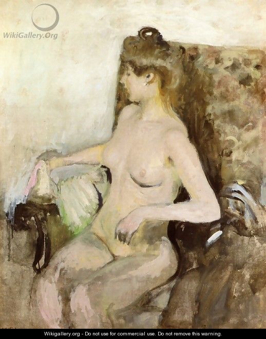Seated Nude - Edouard (Jean-Edouard) Vuillard