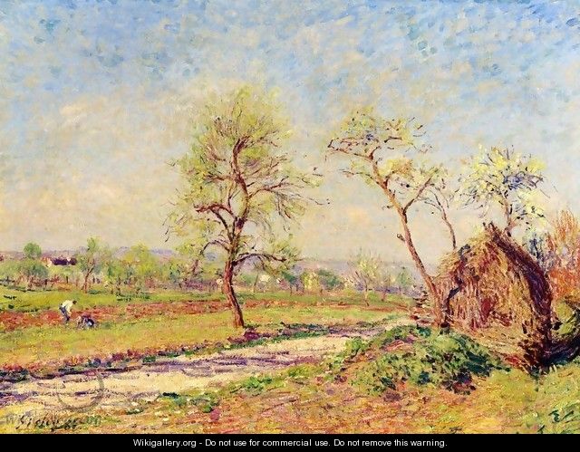 Road at Veneux - Alfred Sisley