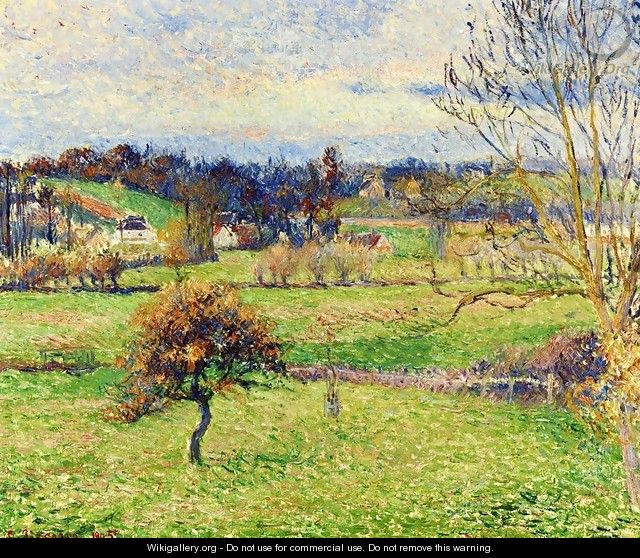 Field at Eragny - Camille Pissarro