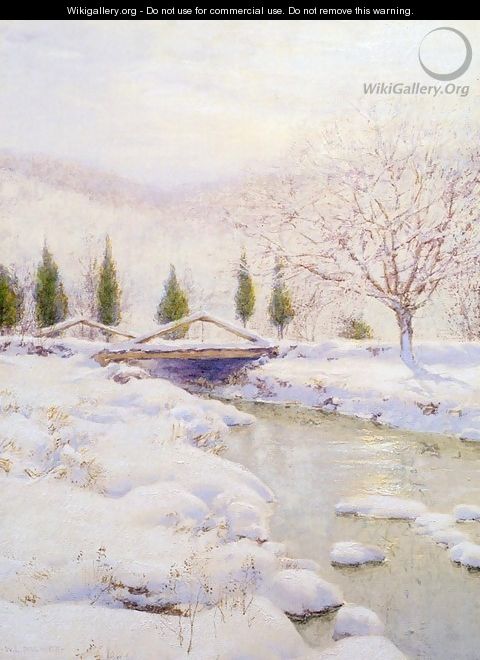 The Bridge, Winter - Walter Launt Palmer