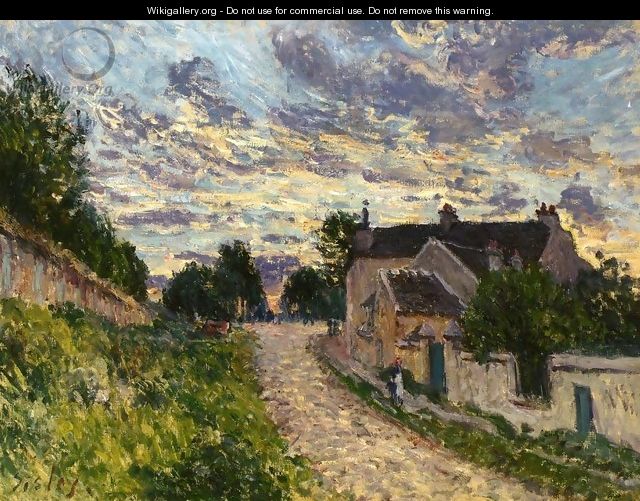 A Path in Louveciennes - Alfred Sisley