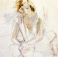 Seated Young Woman I - Jules Pascin