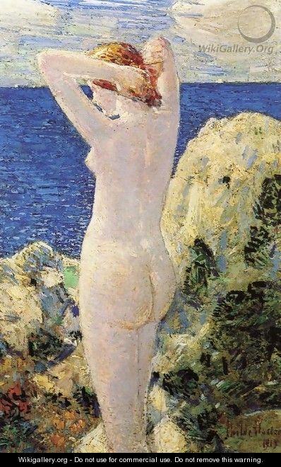The Bather - Frederick Childe Hassam