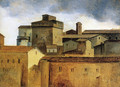 Rooofs of Rome with a Square Tower - Francois-Marius Granet