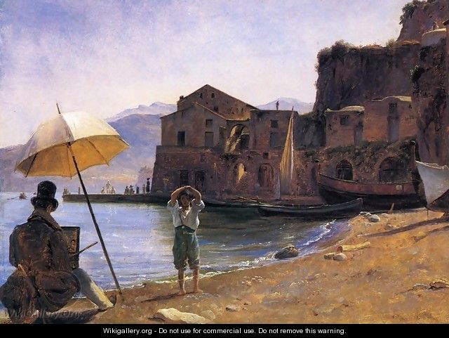 The Painter and the Boy - Thomas Fearnley