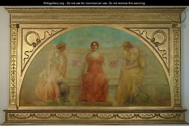 Commerce and Agriculture Bringing Wealth to Detroit - Thomas Wilmer Dewing