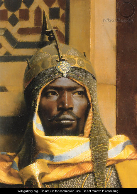 The Palace Guard - detail - Ludwig Deutsch