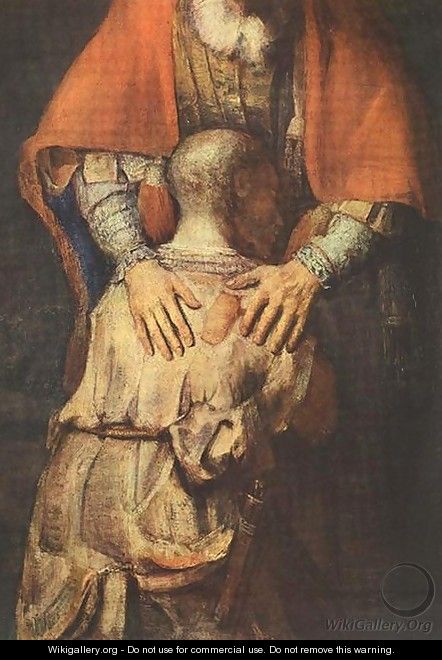 The Return of the Prodigal Son [detail] II - Harmenszoon van Rijn Rembrandt